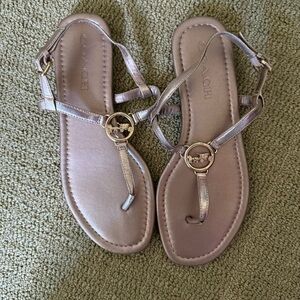 Coach Women's Metallic Sandals